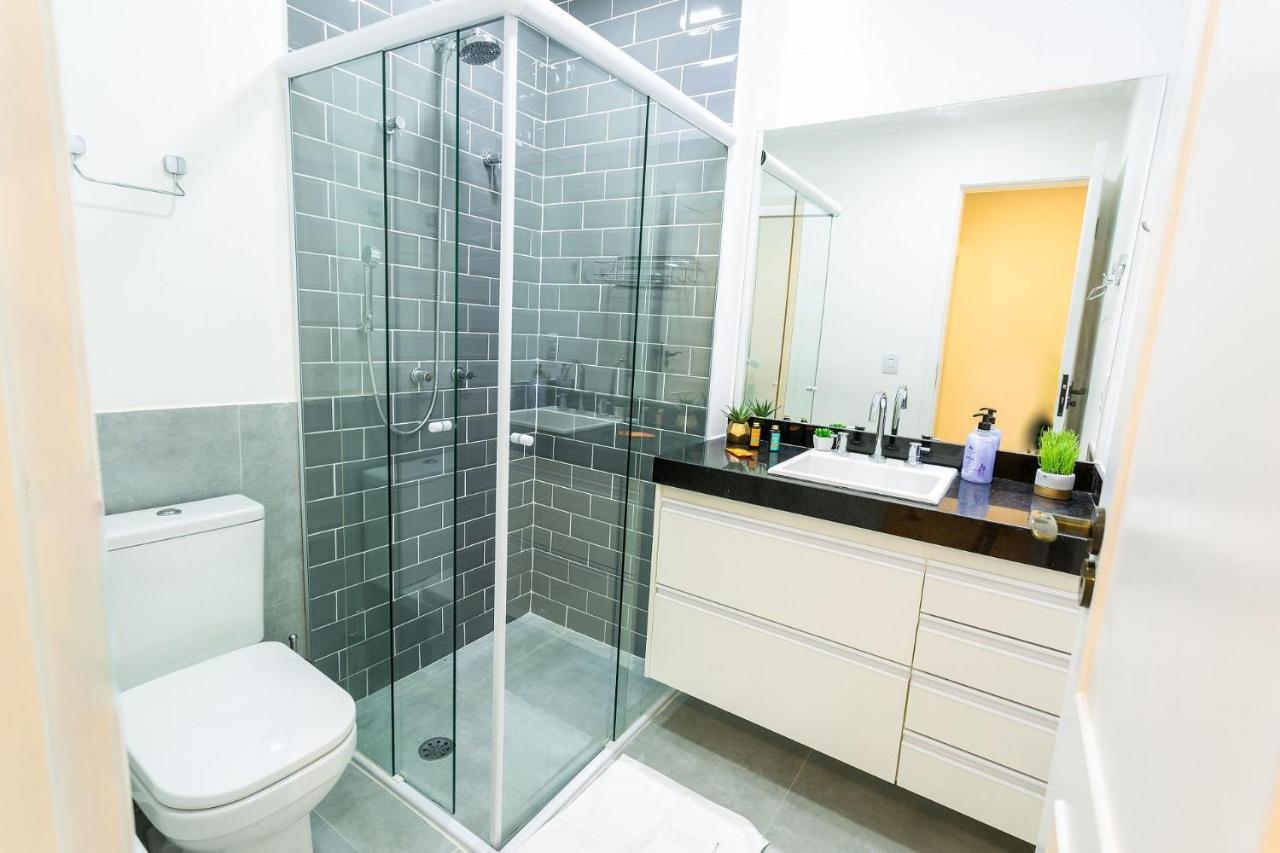 Appartamento Loft Design, Amplo, Modern Com Ar Condicionado Em Alto De Pinheiros San Paolo Esterno foto